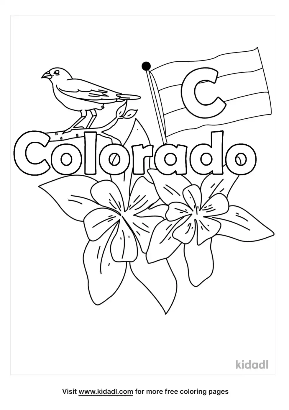 Colorado Coloring Page