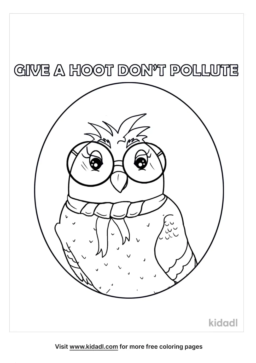 Give A Hoot Don't Pollute