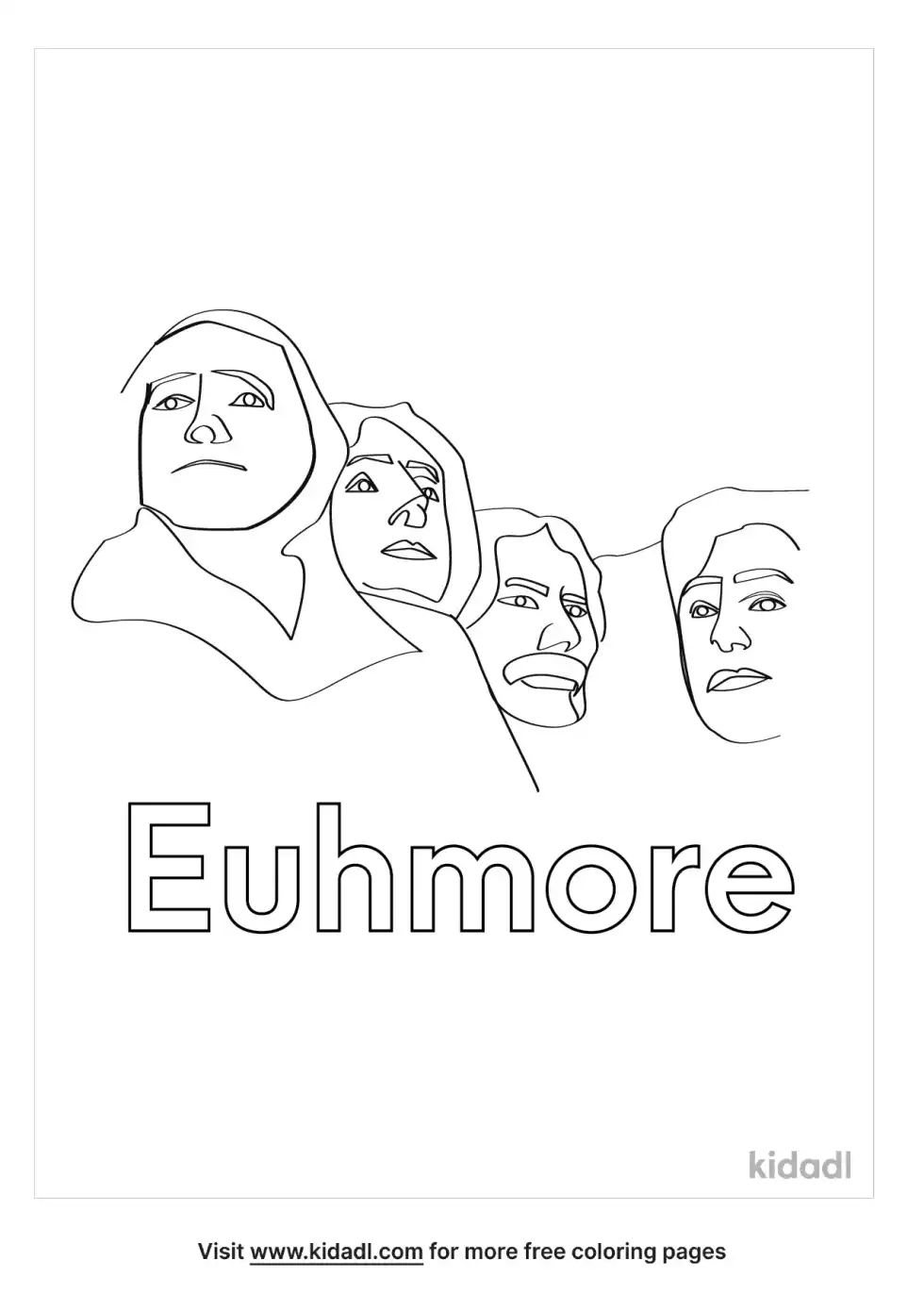Euhmore Coloring Page