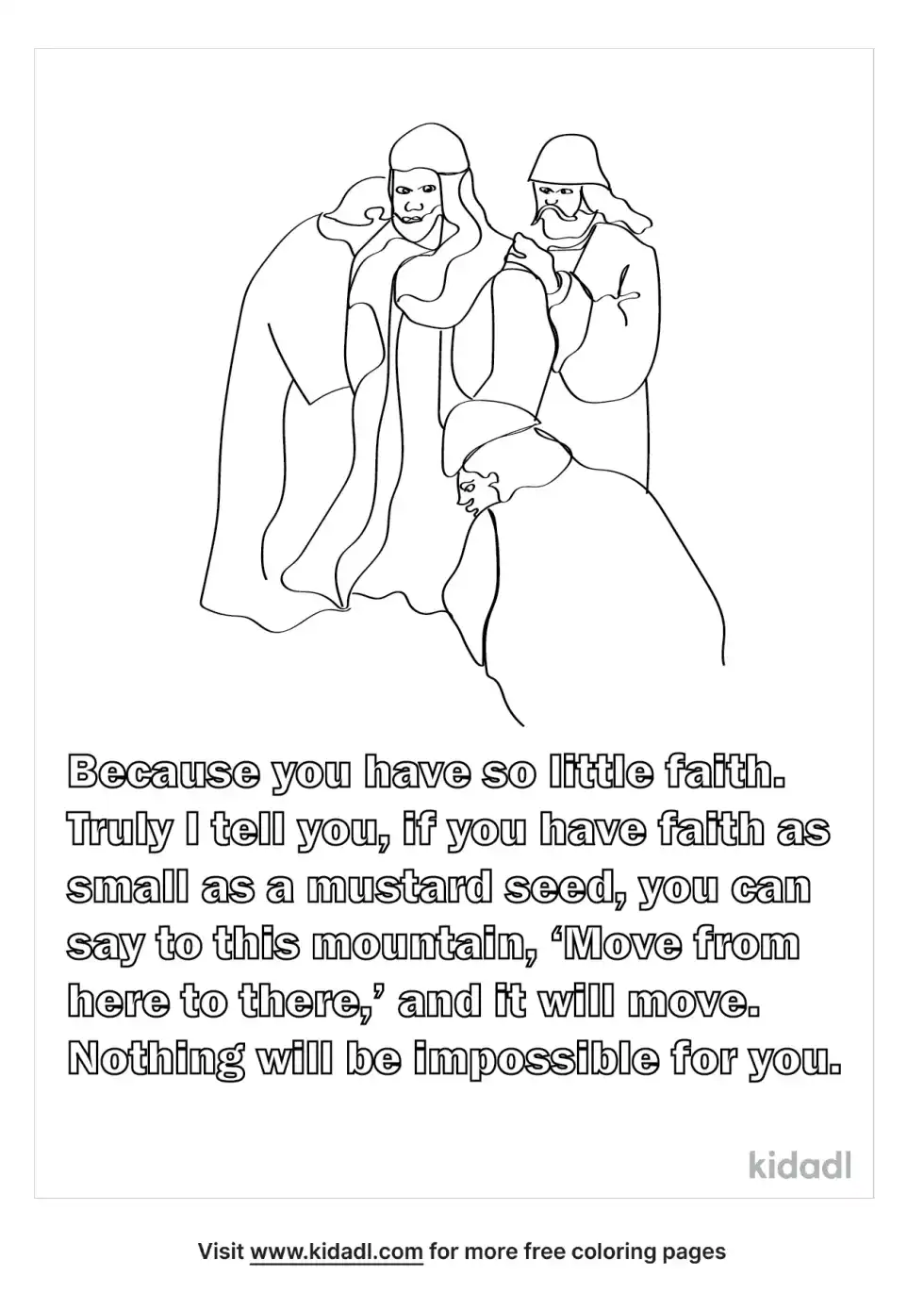 Matthew 20:17-24 Coloring Page