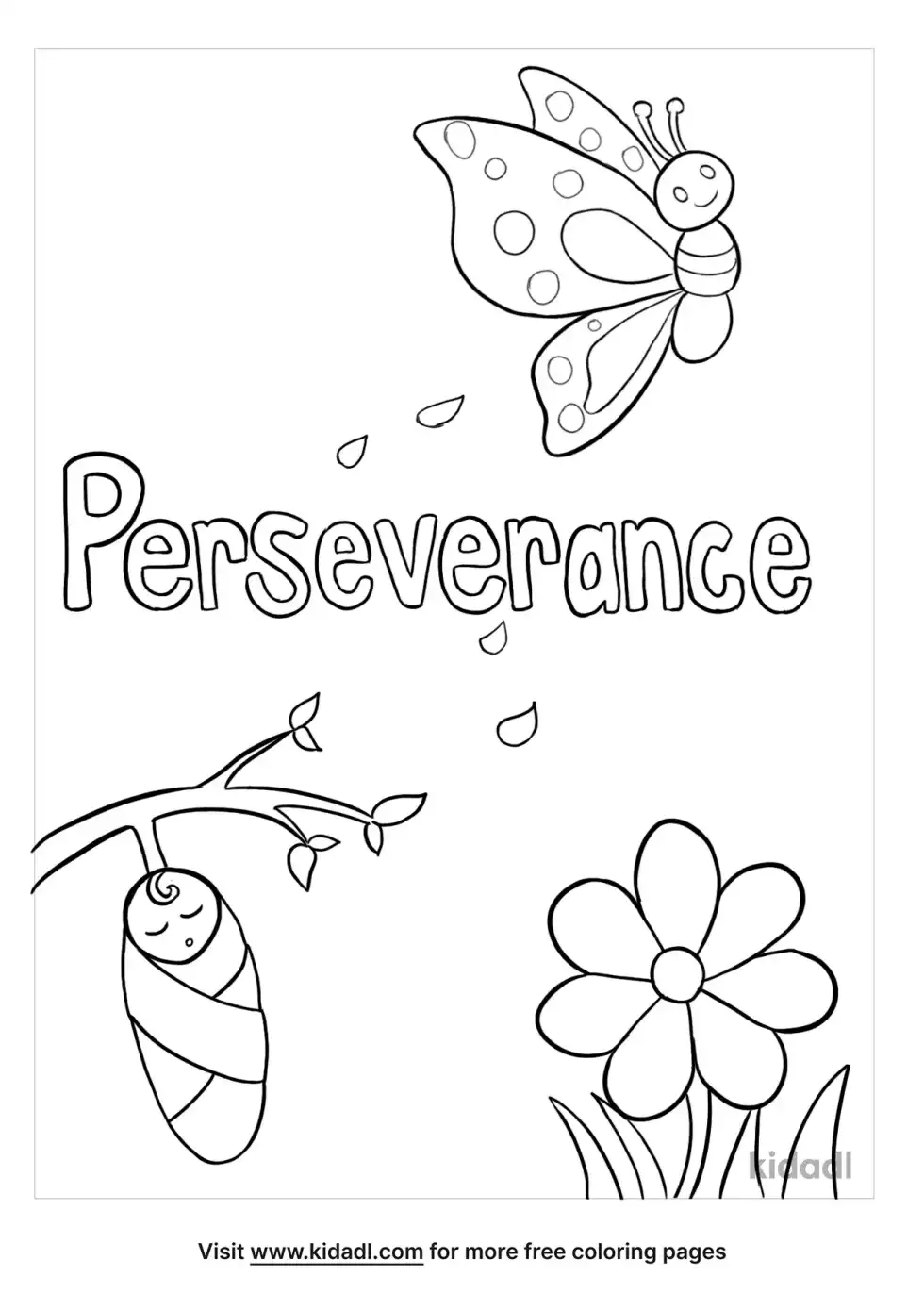 Perseverance Coloring Page