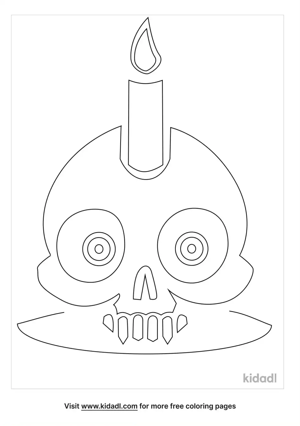 Spooky Coloring Page