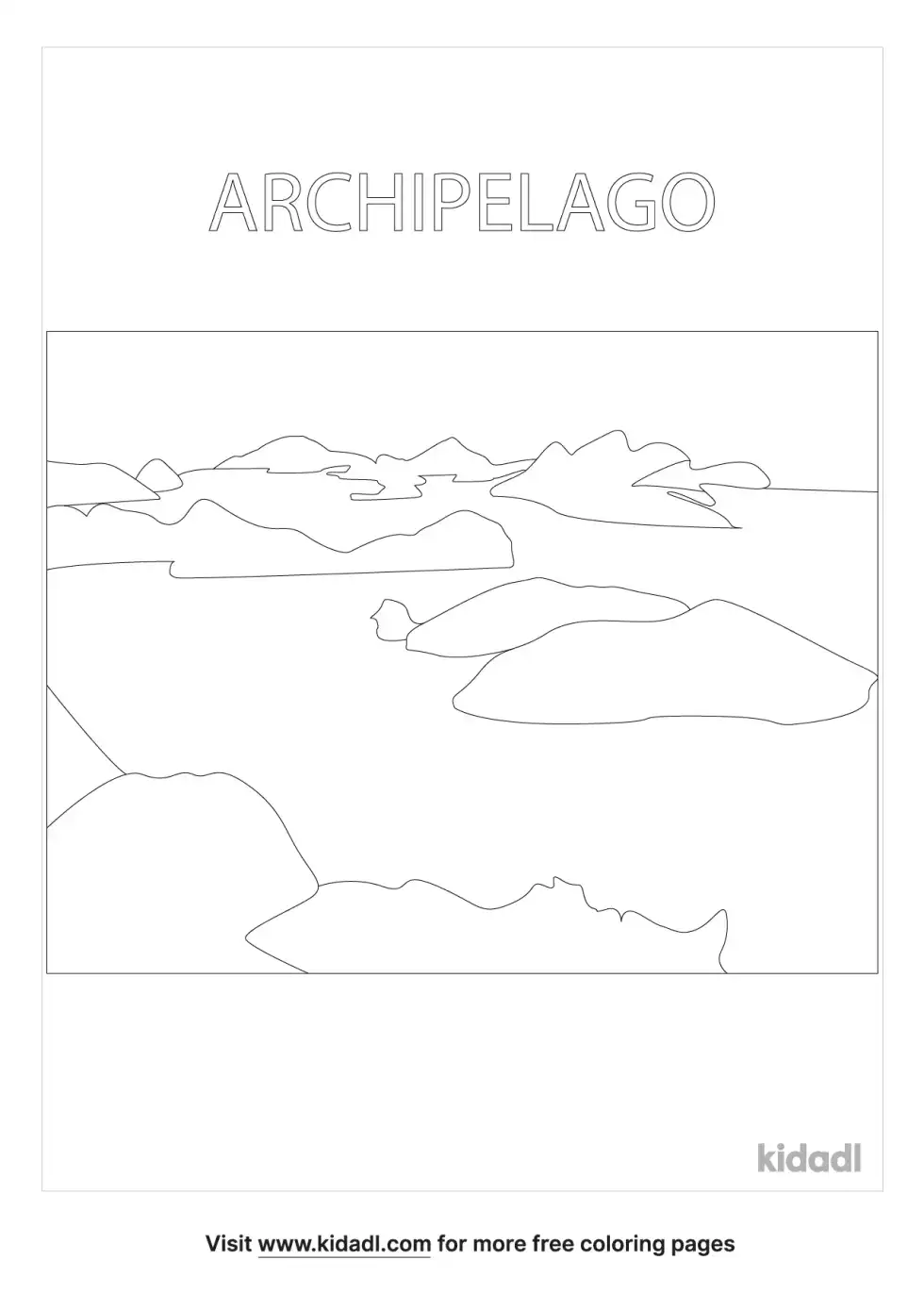 Archipelago Coloring Page