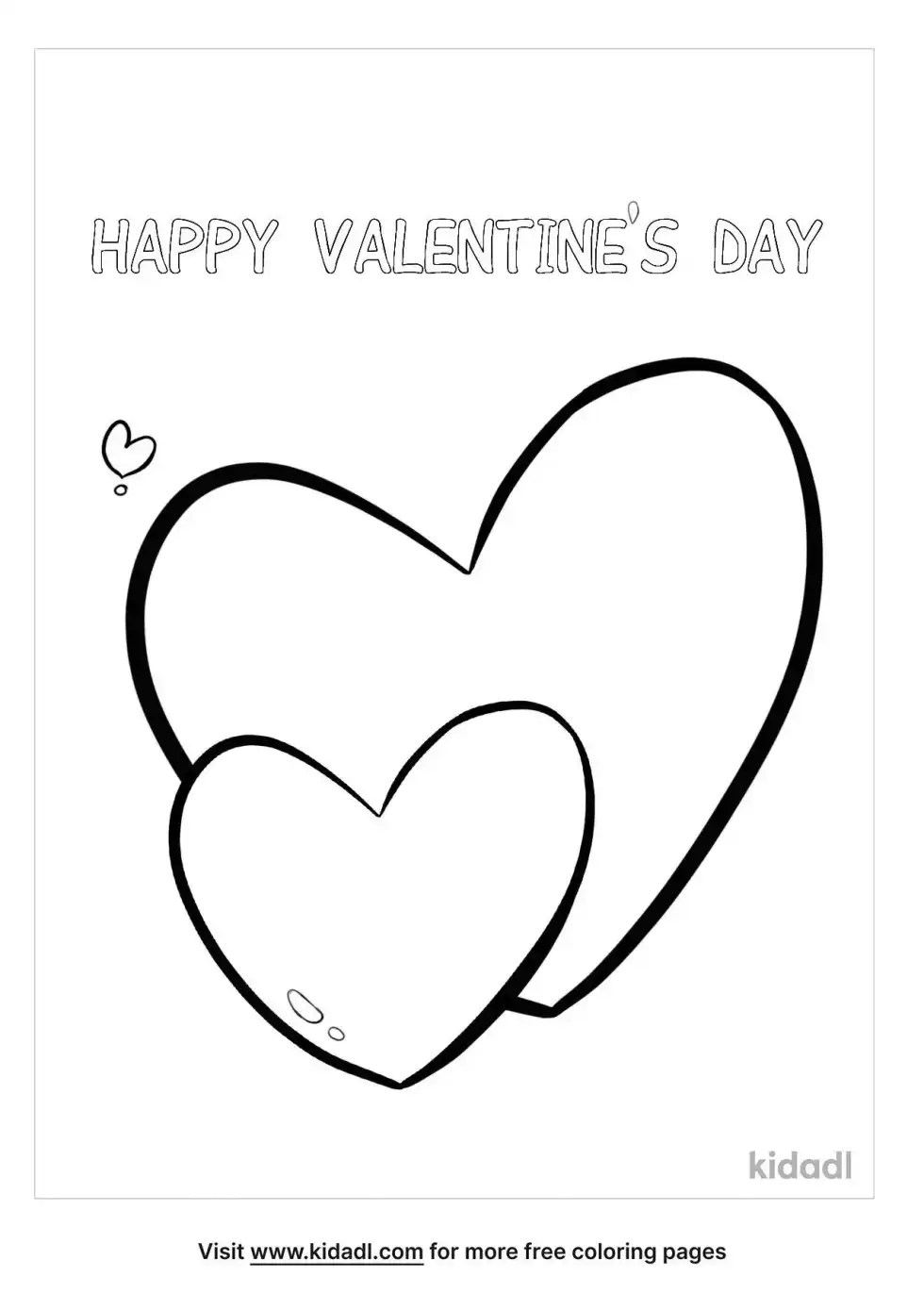 Valentine's Day Heart Coloring Page