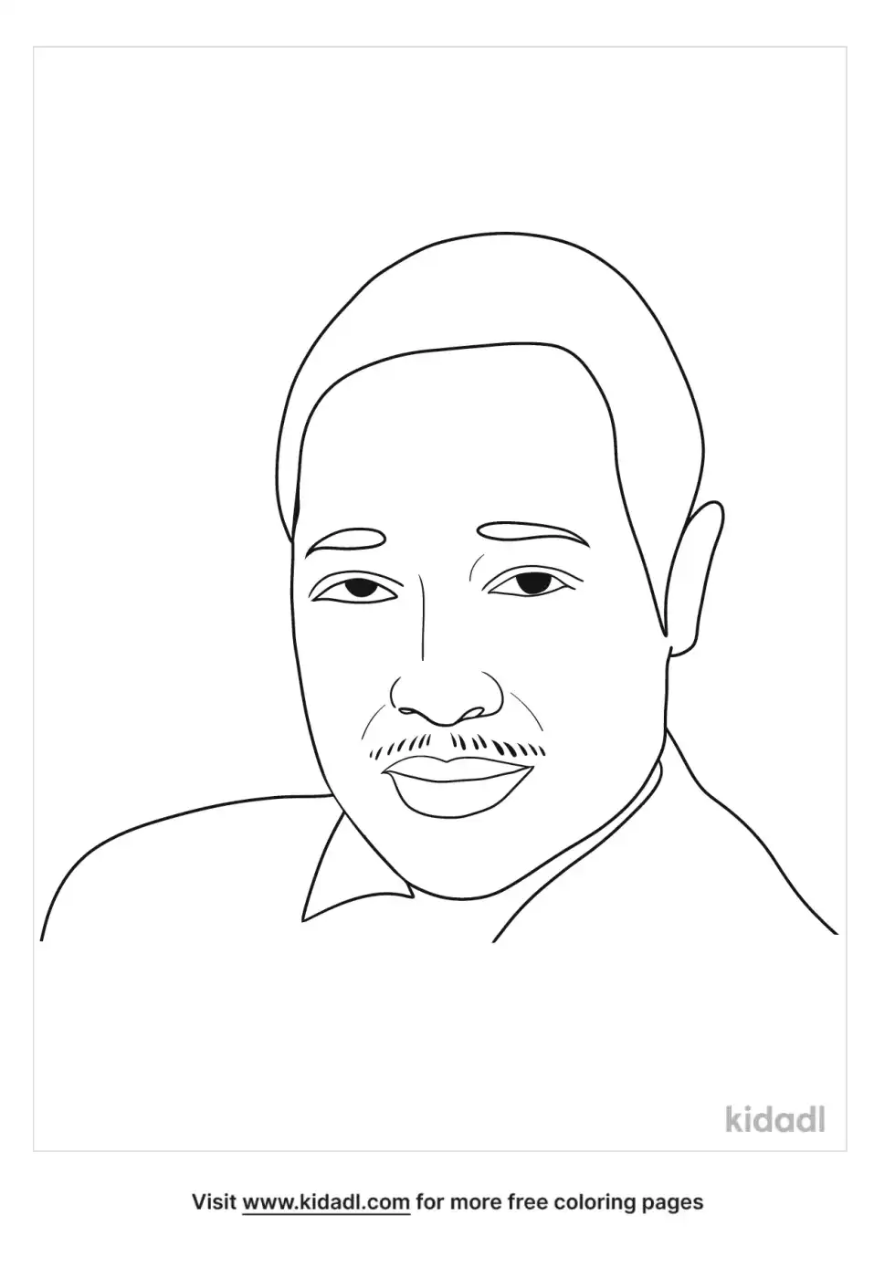 Duke Ellington Coloring Page