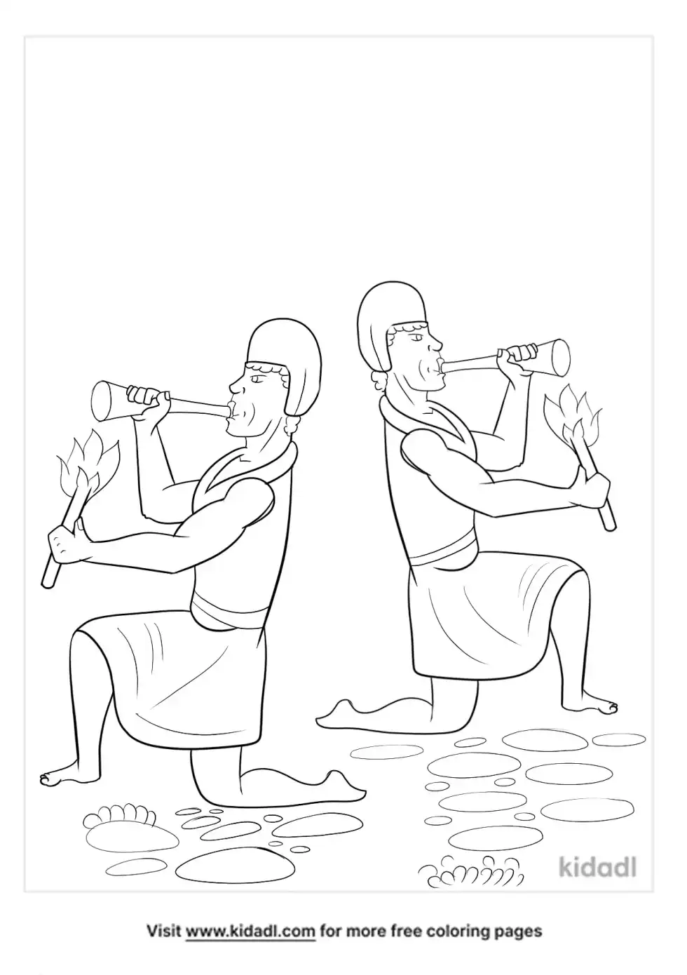 Gideon's Army Coloring Page