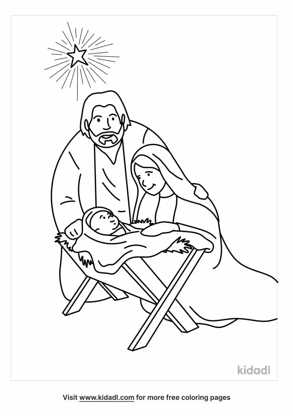 O Holy Night Coloring Page