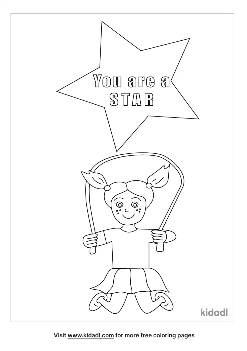 You're A Star Coloring Page