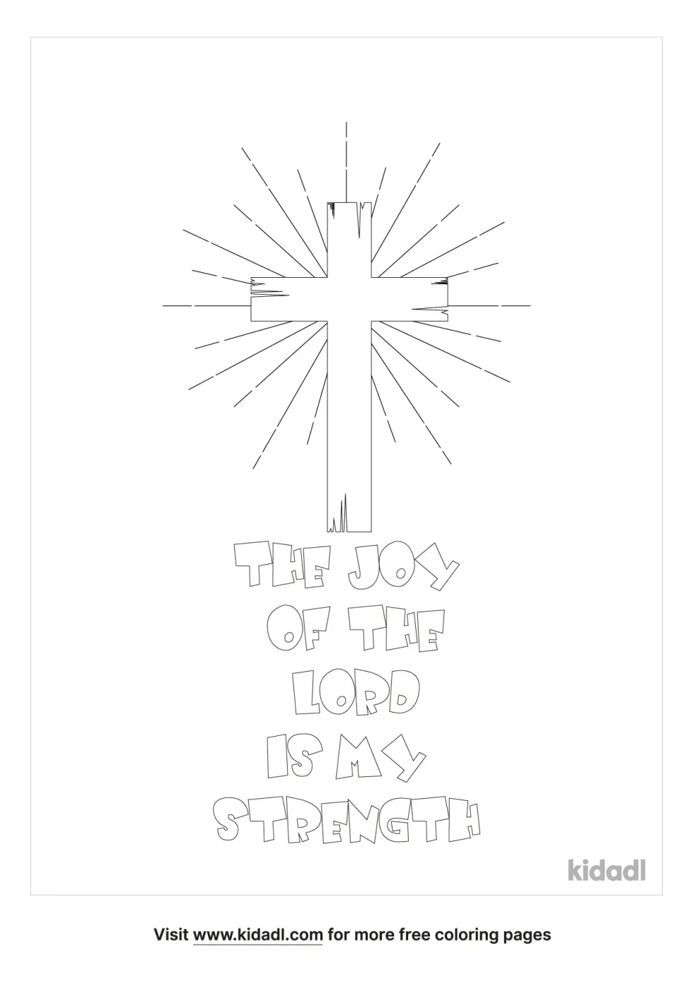 Greatness Of God Coloring Page