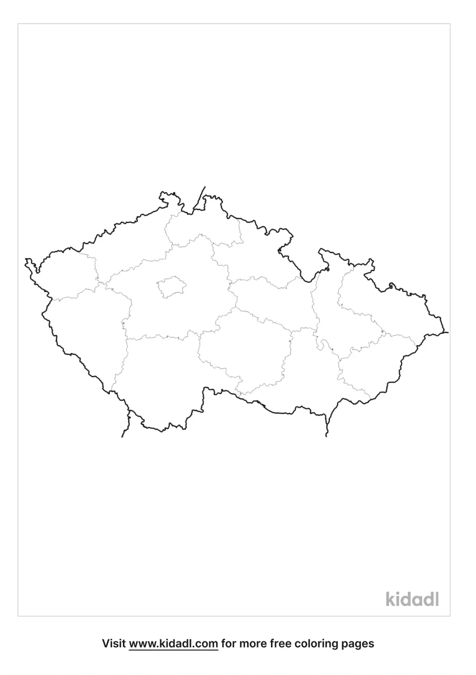 Map Of Czech Republic | Kidadl