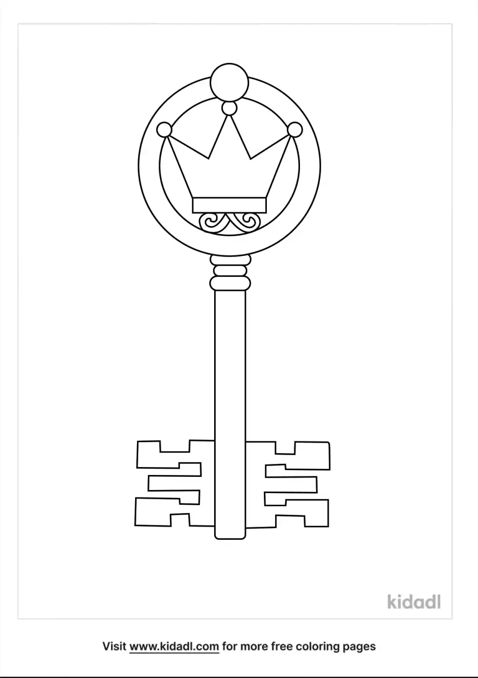 Celtic Key Coloring Page