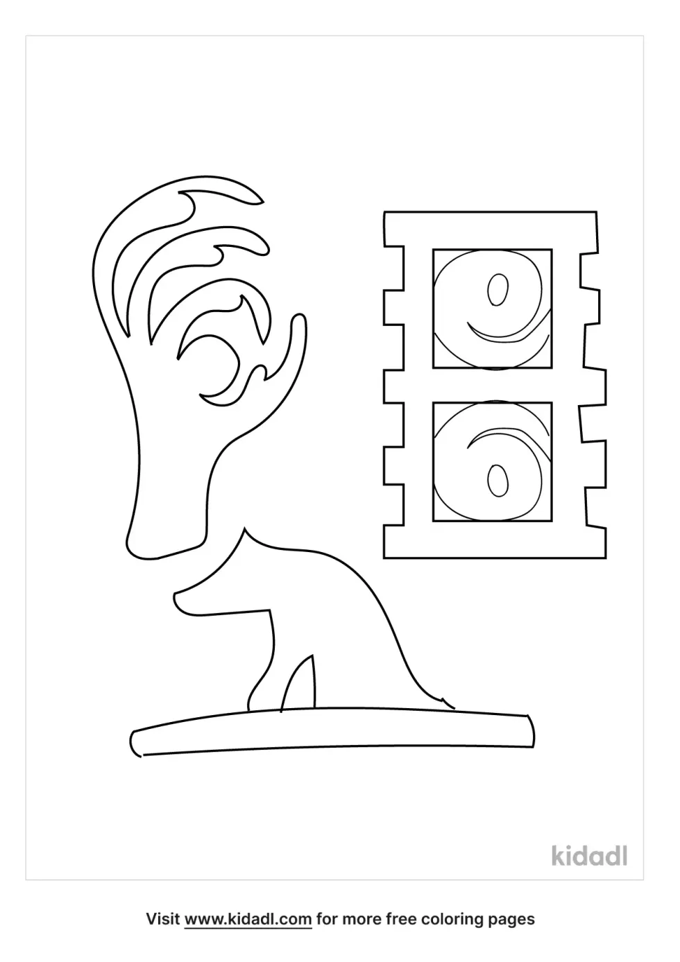 Hopewell Indians Coloring Page