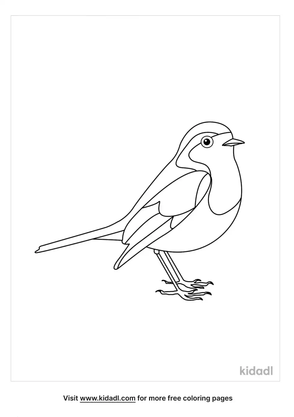 Songbird Coloring Page