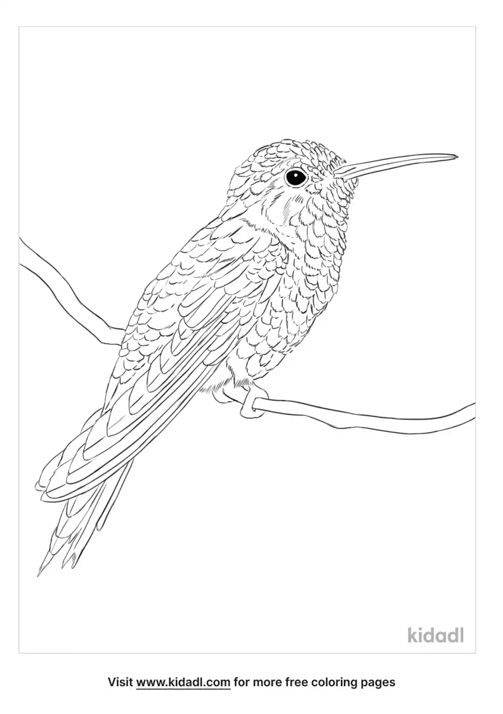Cuban Emerald Coloring Page