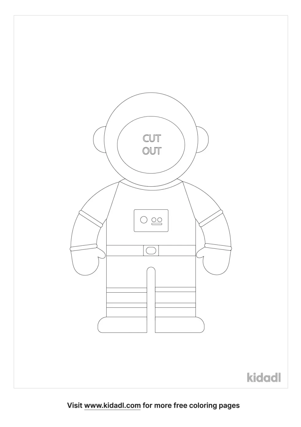 Astronaut With Cut Out Face