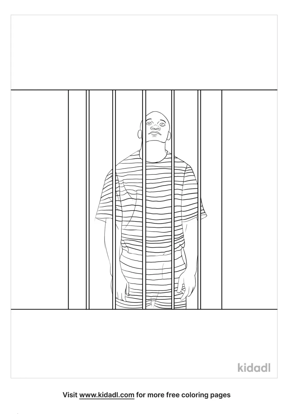 Prisoner Coloring Page