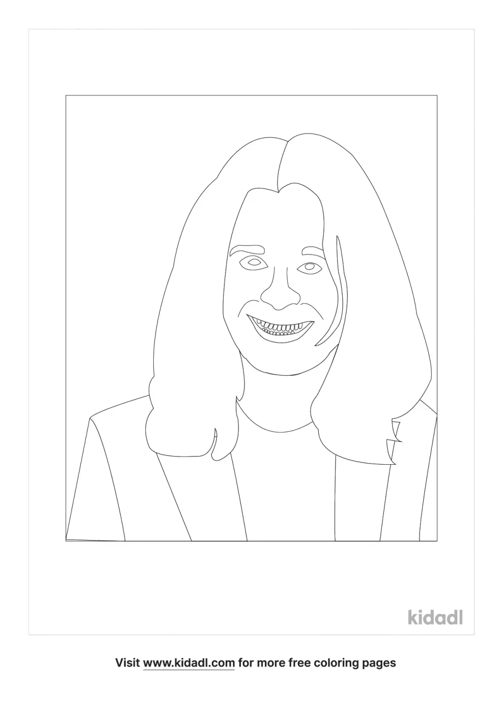 Ozzy Coloring Page