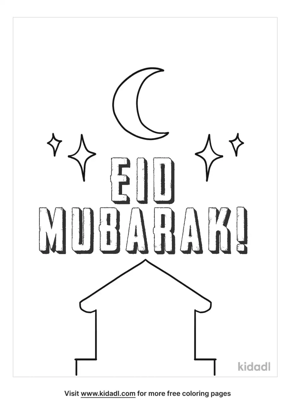 Eid Coloring Page