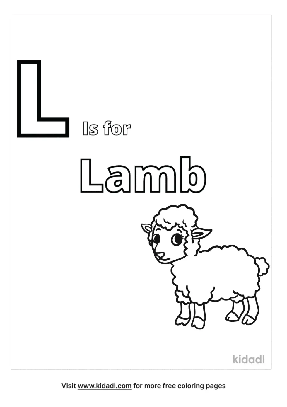 L Is For Lamb