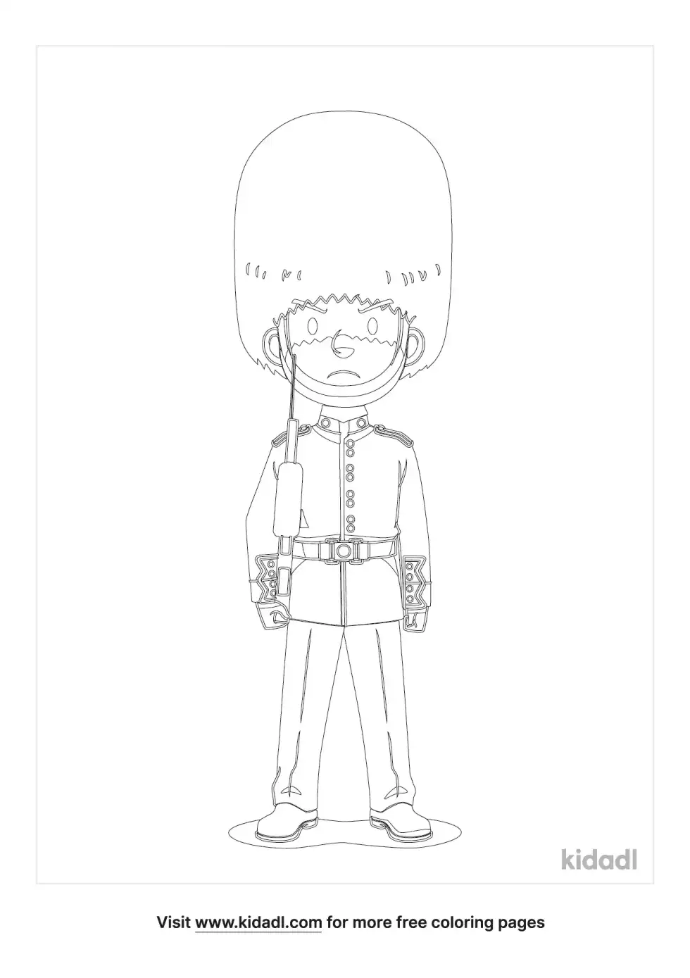 Colonist Coloring Page