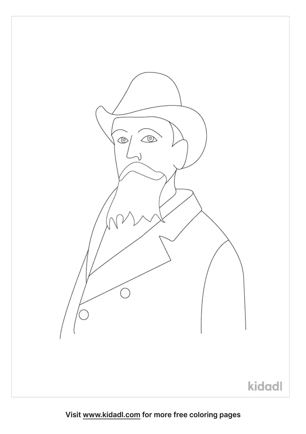 Thomas Moran Coloring Page