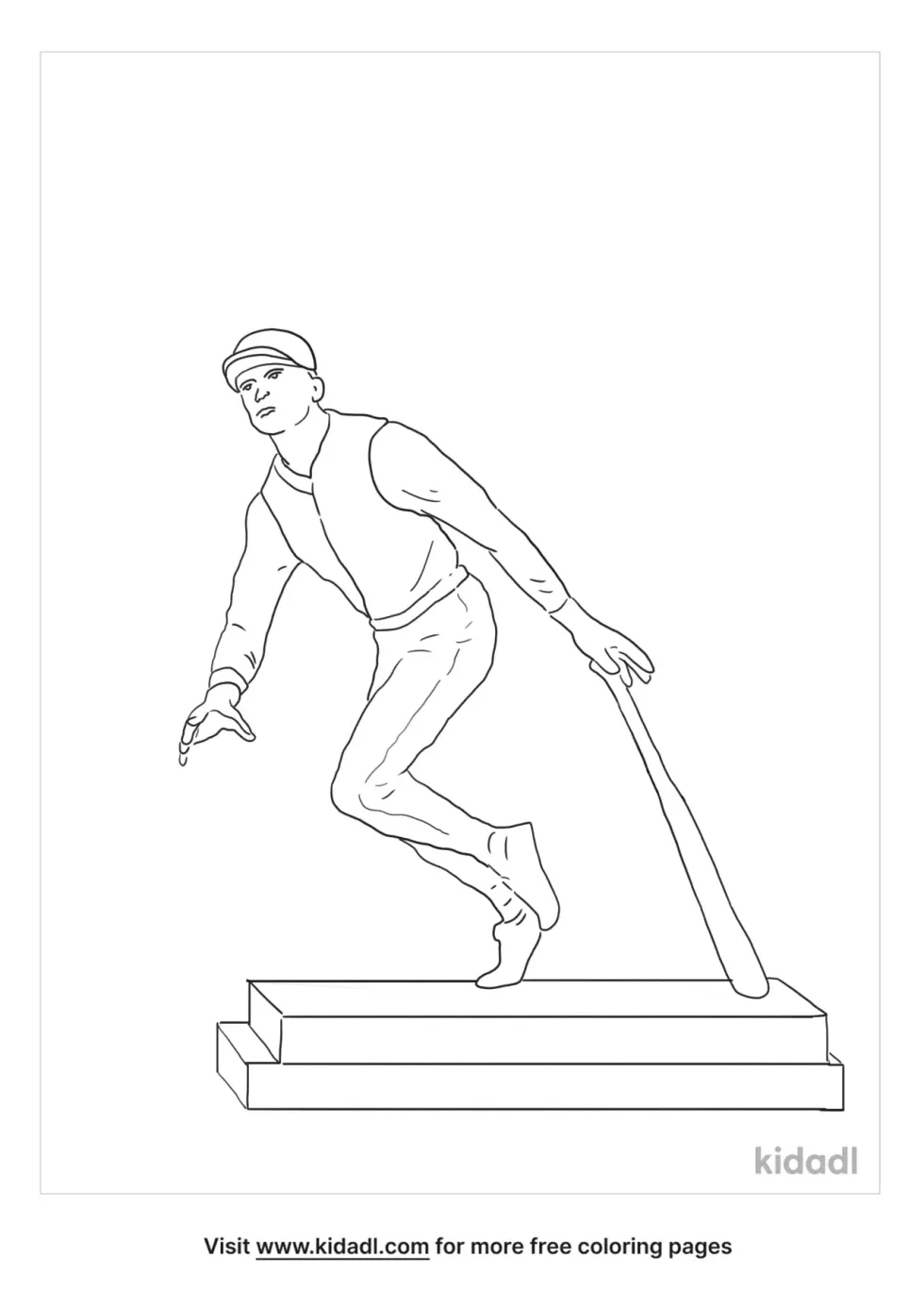 Roberto Clemente Award Coloring Page
