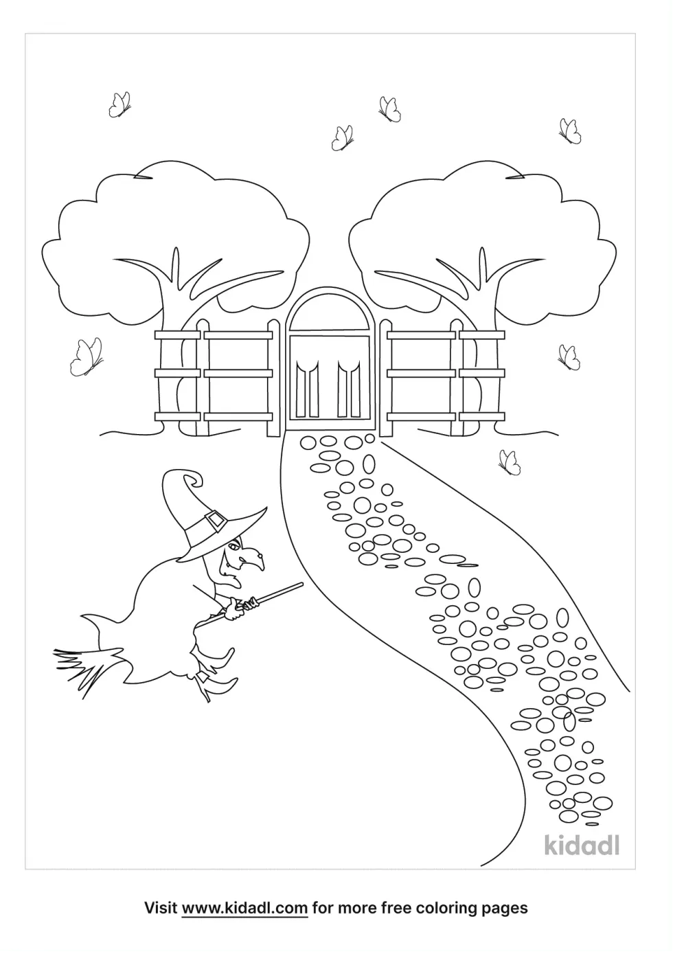 The Magic Path Coloring Page