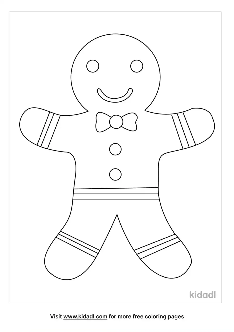 Decorate Gingerbread Man Coloring Page