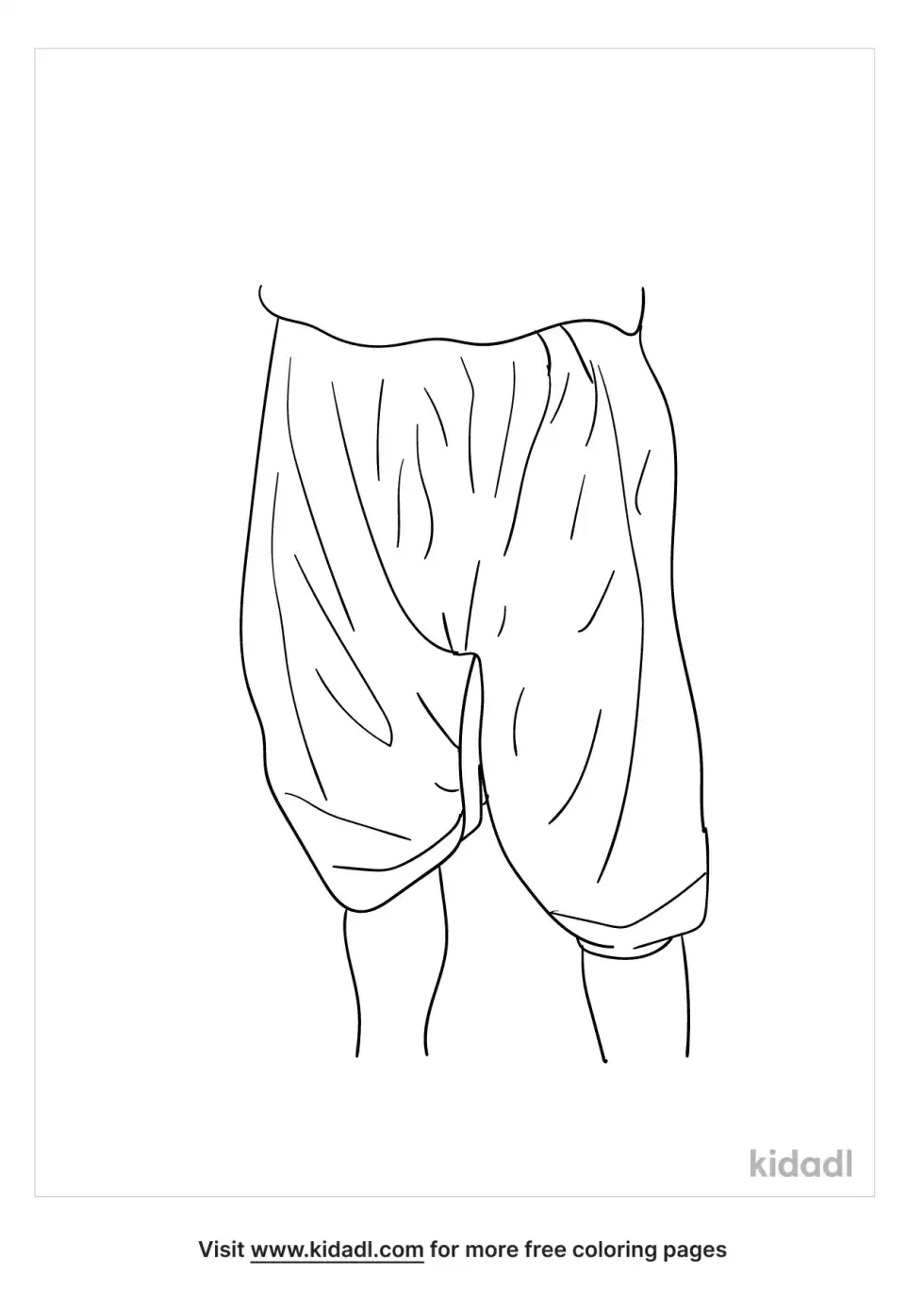 Medieval Braies Coloring Page