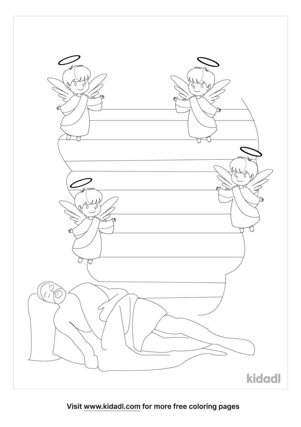 Genesis 28 Coloring Page