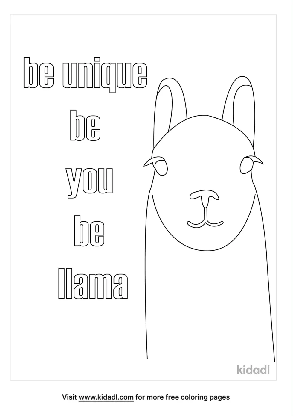 Be Unique Be You Llama
