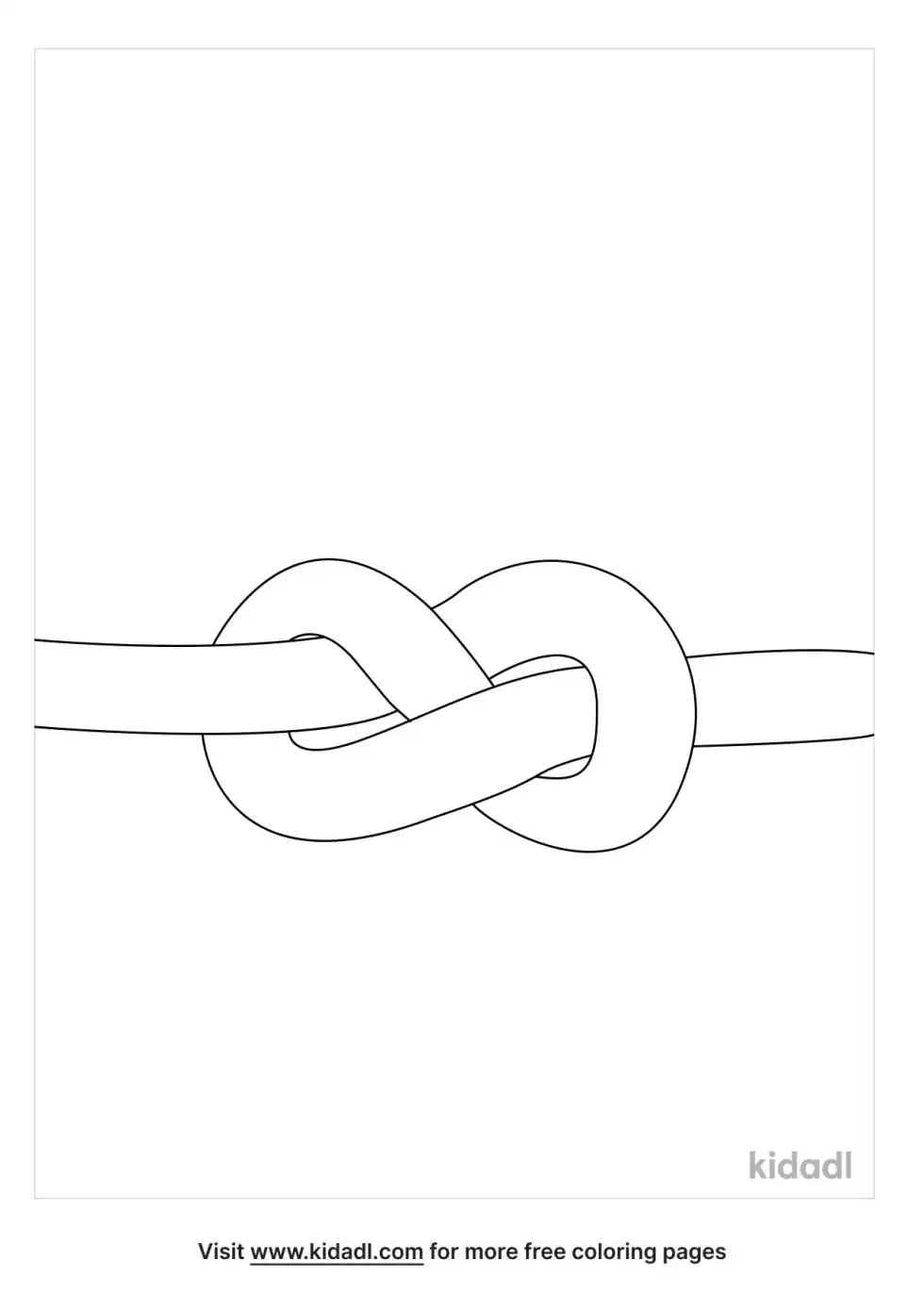 Undoing A Knot Coloring Page