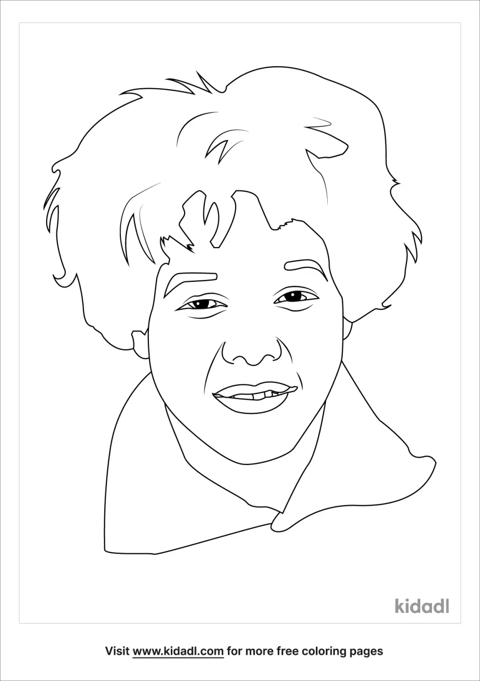 Anne Moody Coloring Page