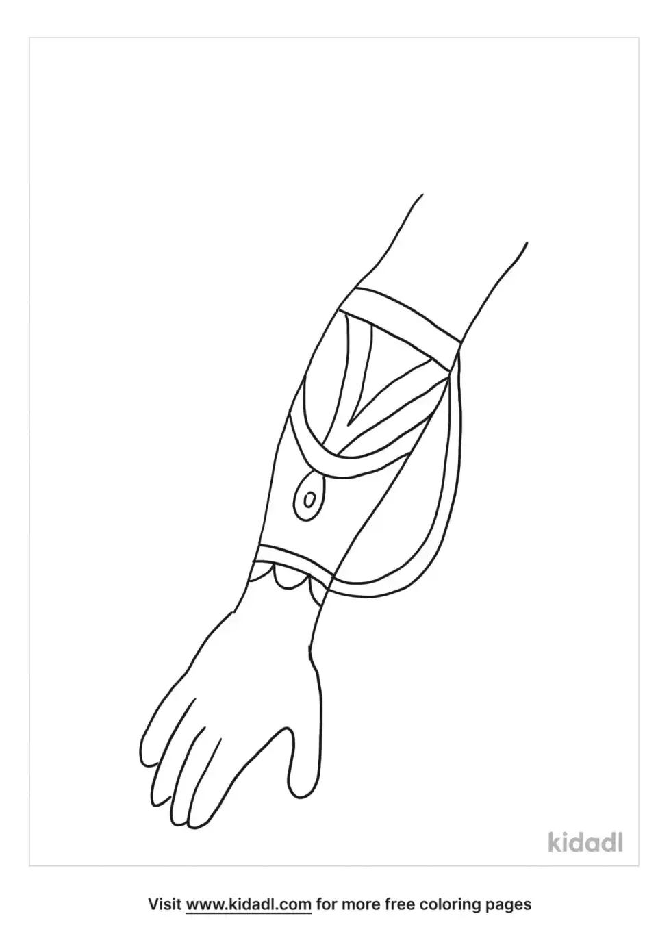 Arm Chains Coloring Page
