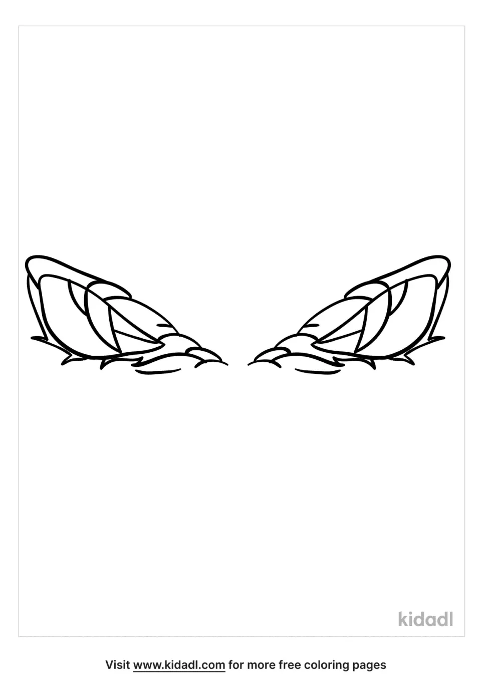 Monster Eyes Coloring Page