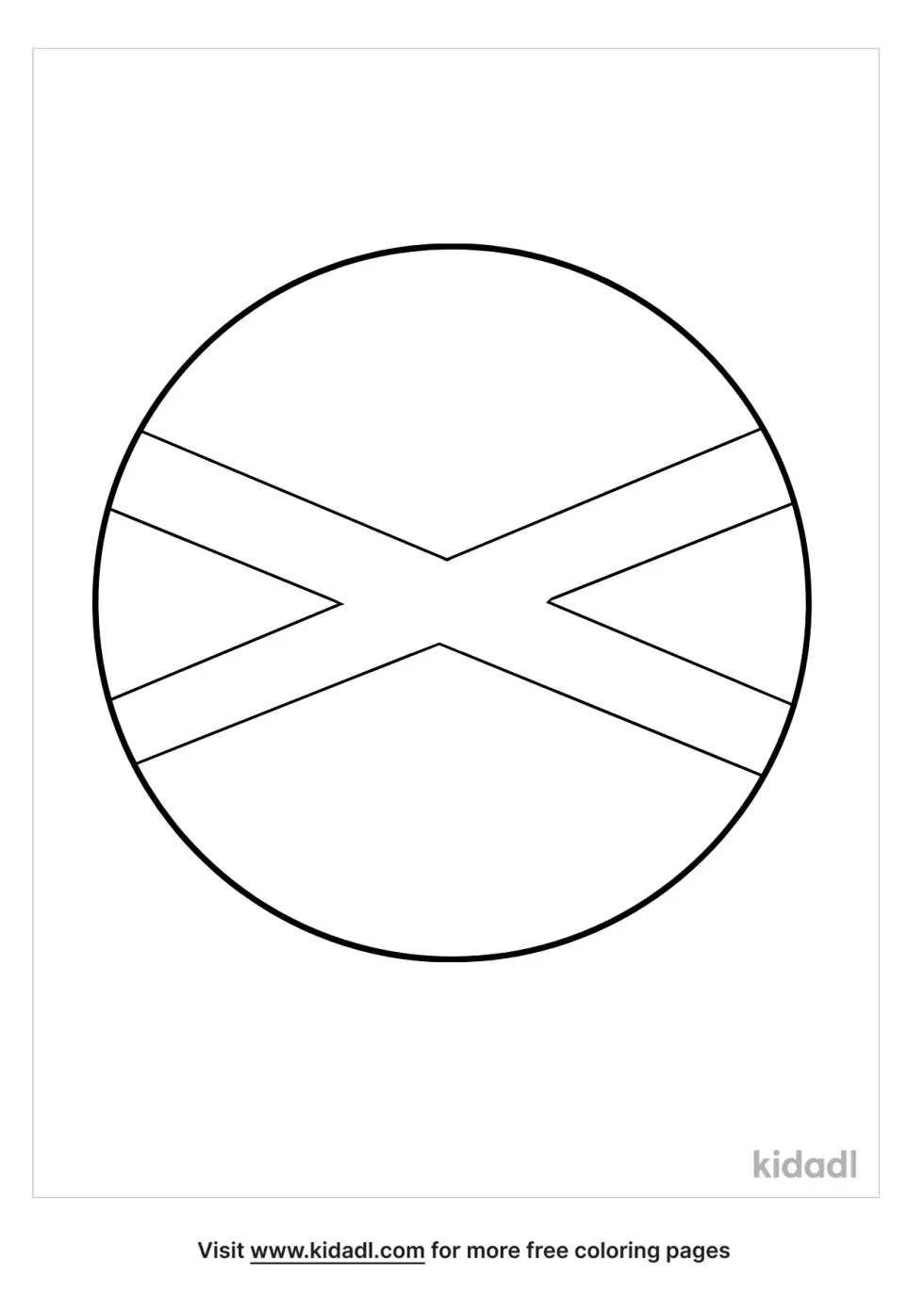 Jamaican Flag Coloring Page | Kidadl