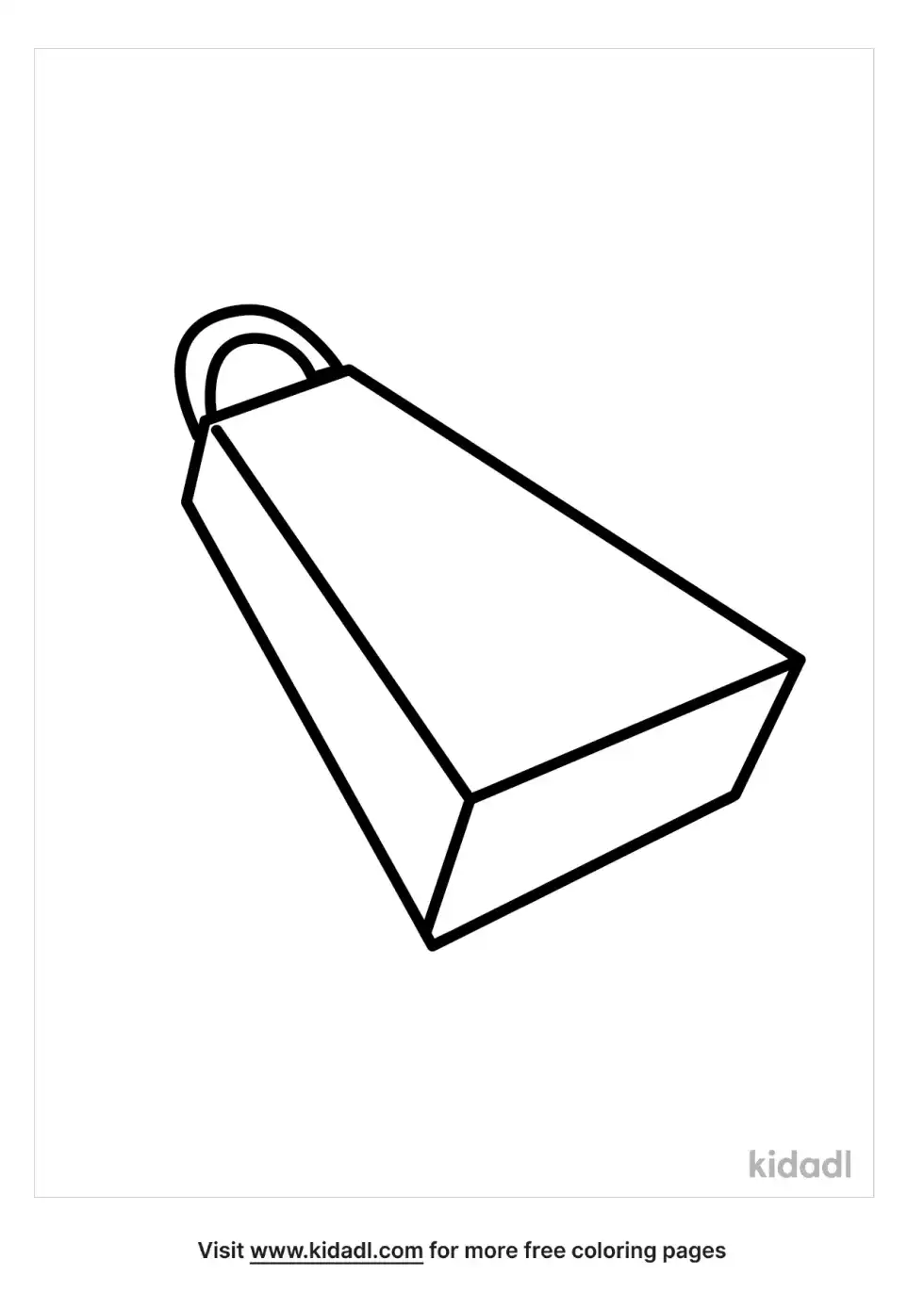 Cowbell Coloring Page