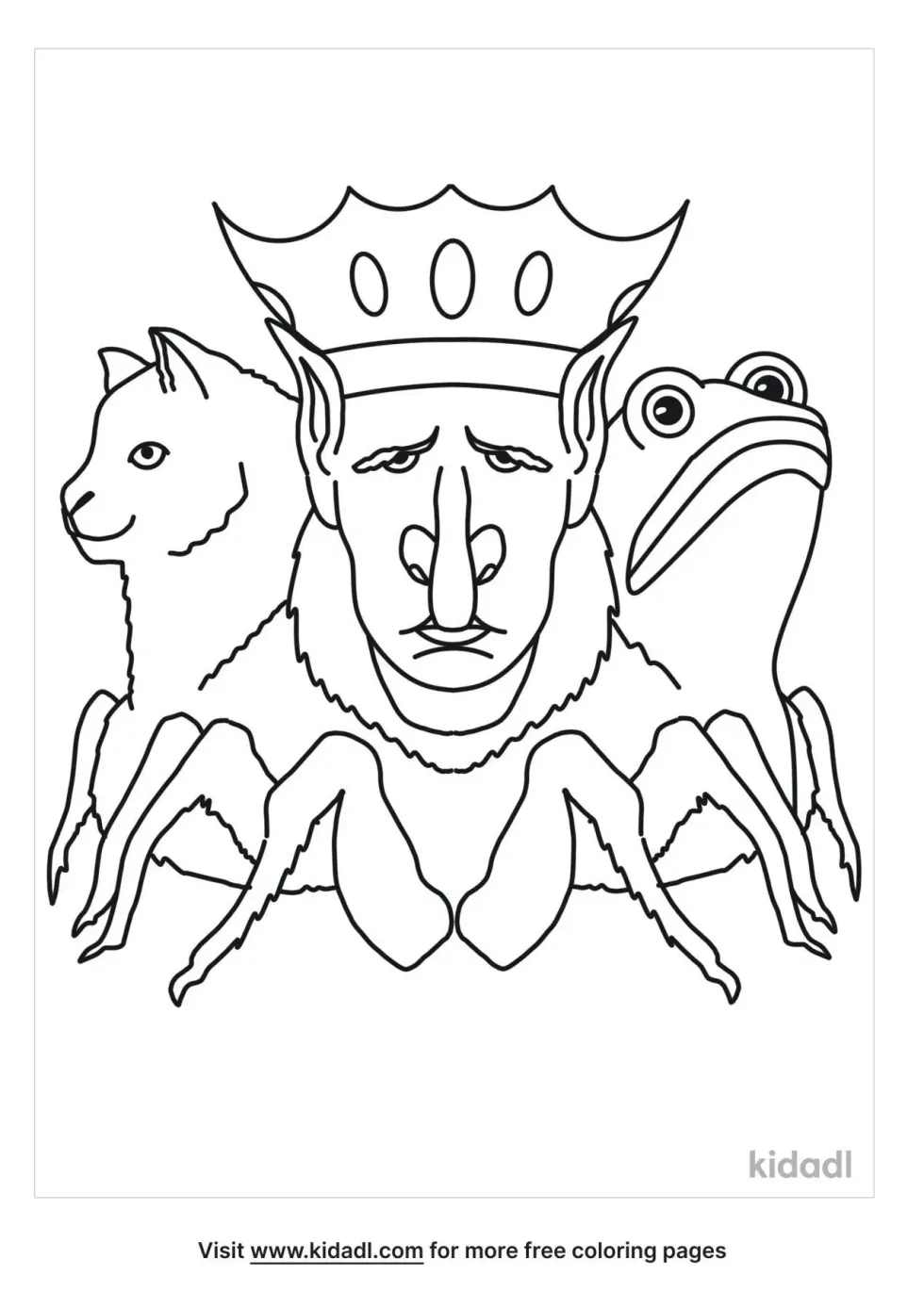 Baal Coloring Page