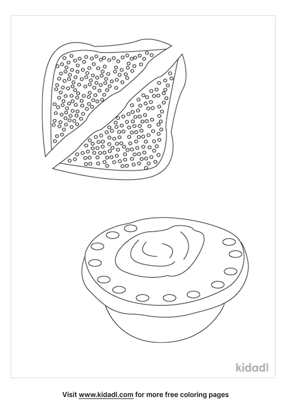 Australia Food Coloring Page 