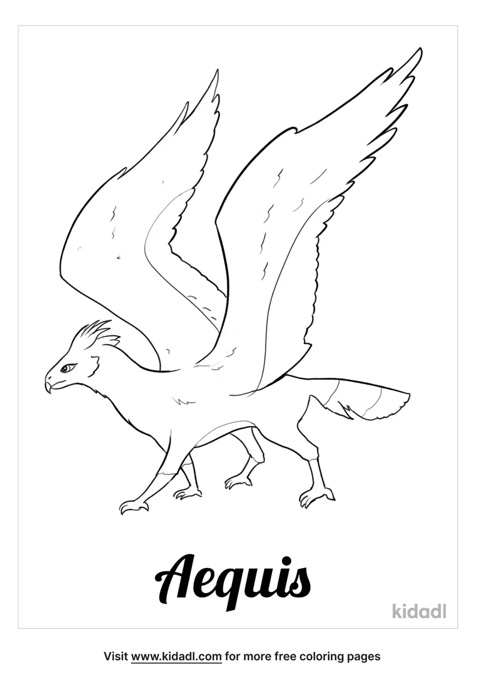 Aequis Coloring Page