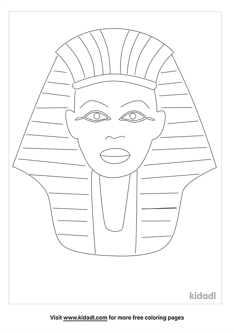 Pharaoh Coloring Page