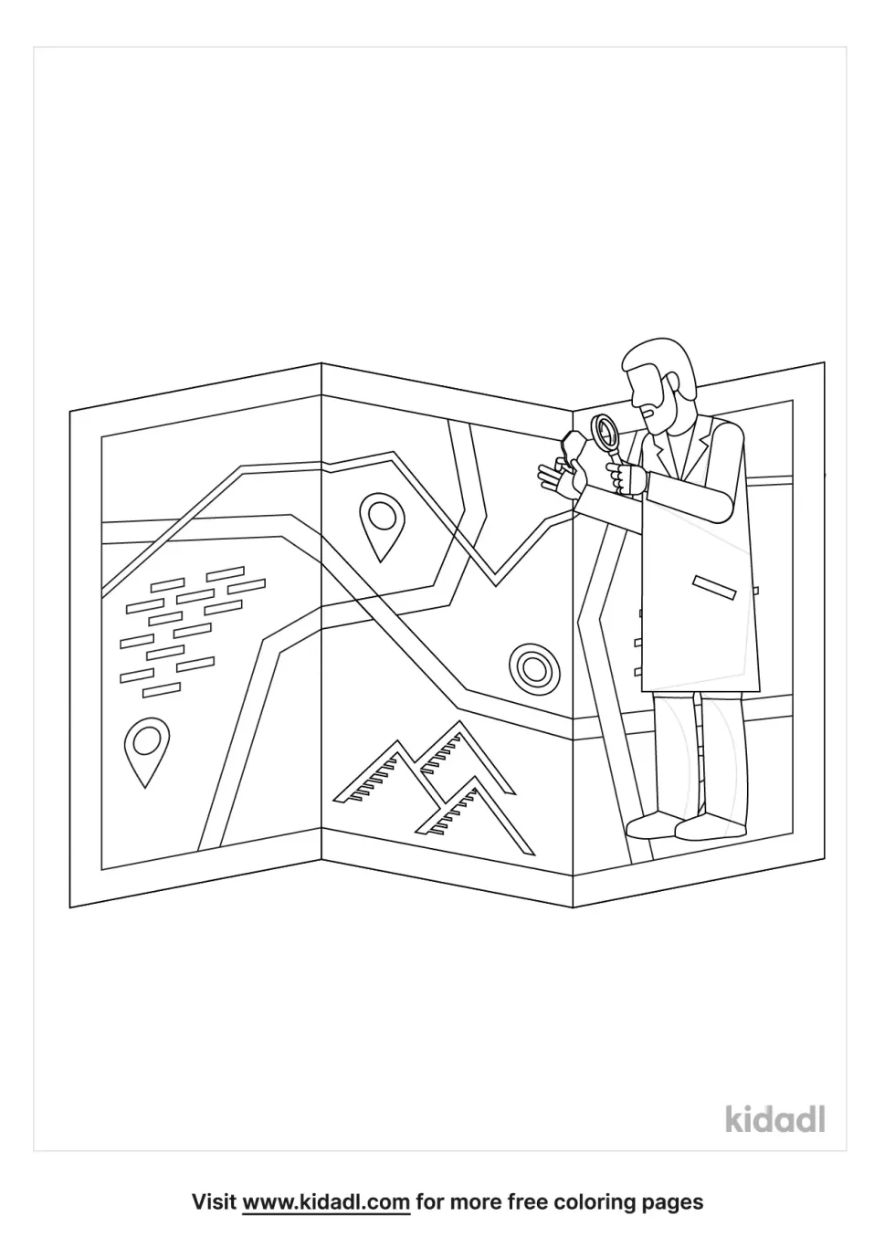 Social Studies Coloring Page