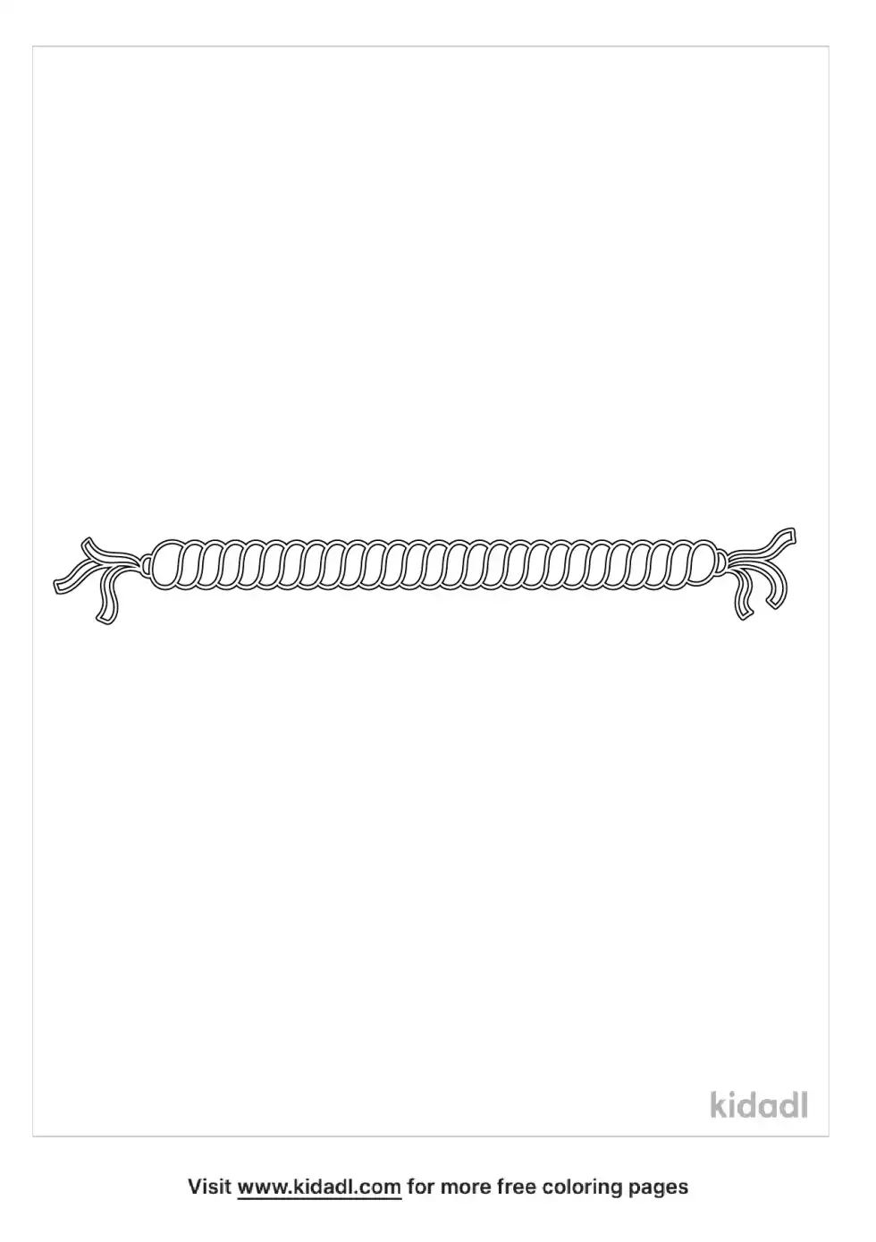 Bracelet Clasp Coloring Page
