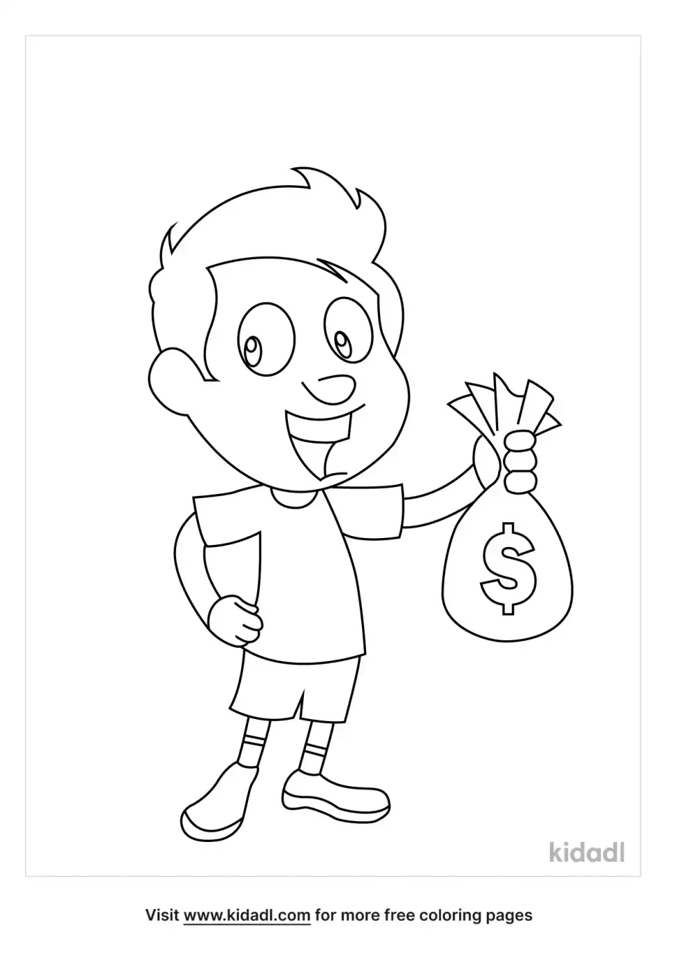 Finance Coloring Page