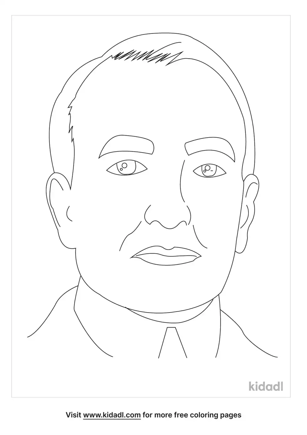 Warren Harding Coloring Page