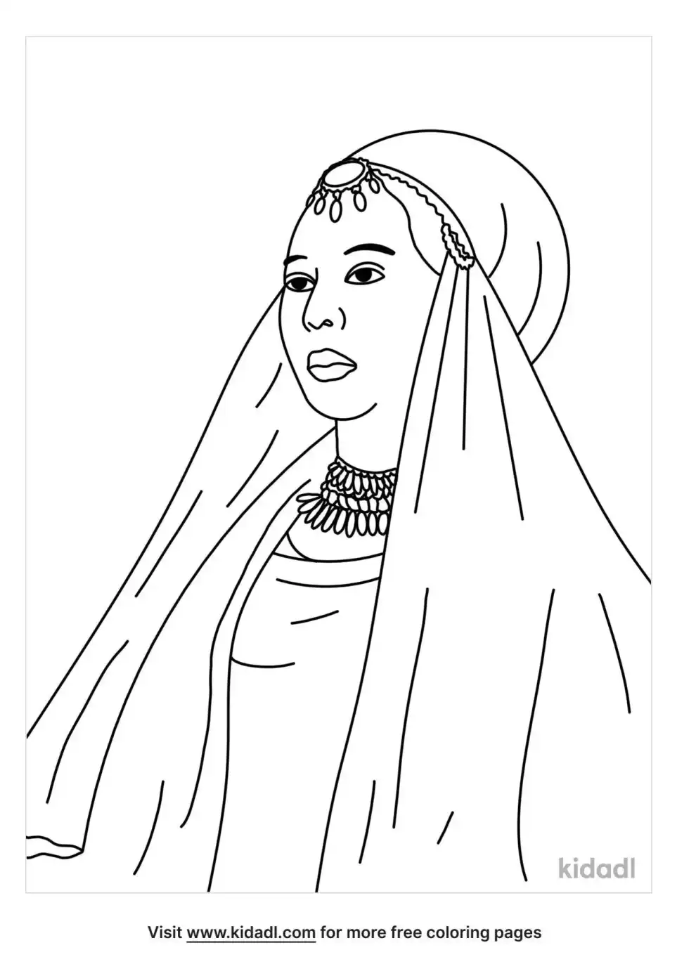 Vashti Coloring Page