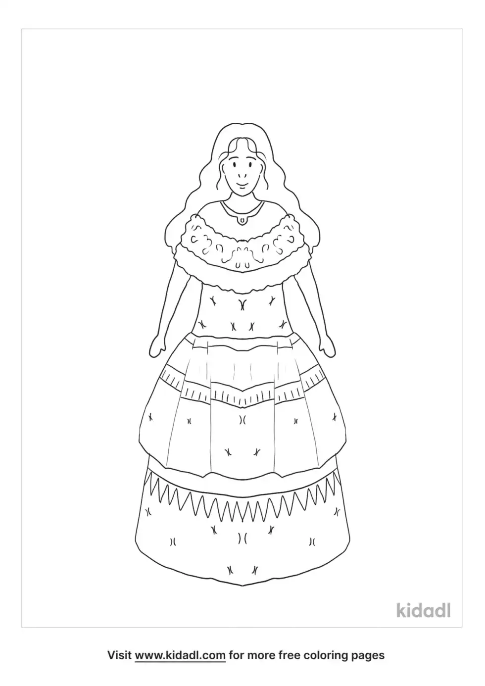 Fiji Coloring Page
