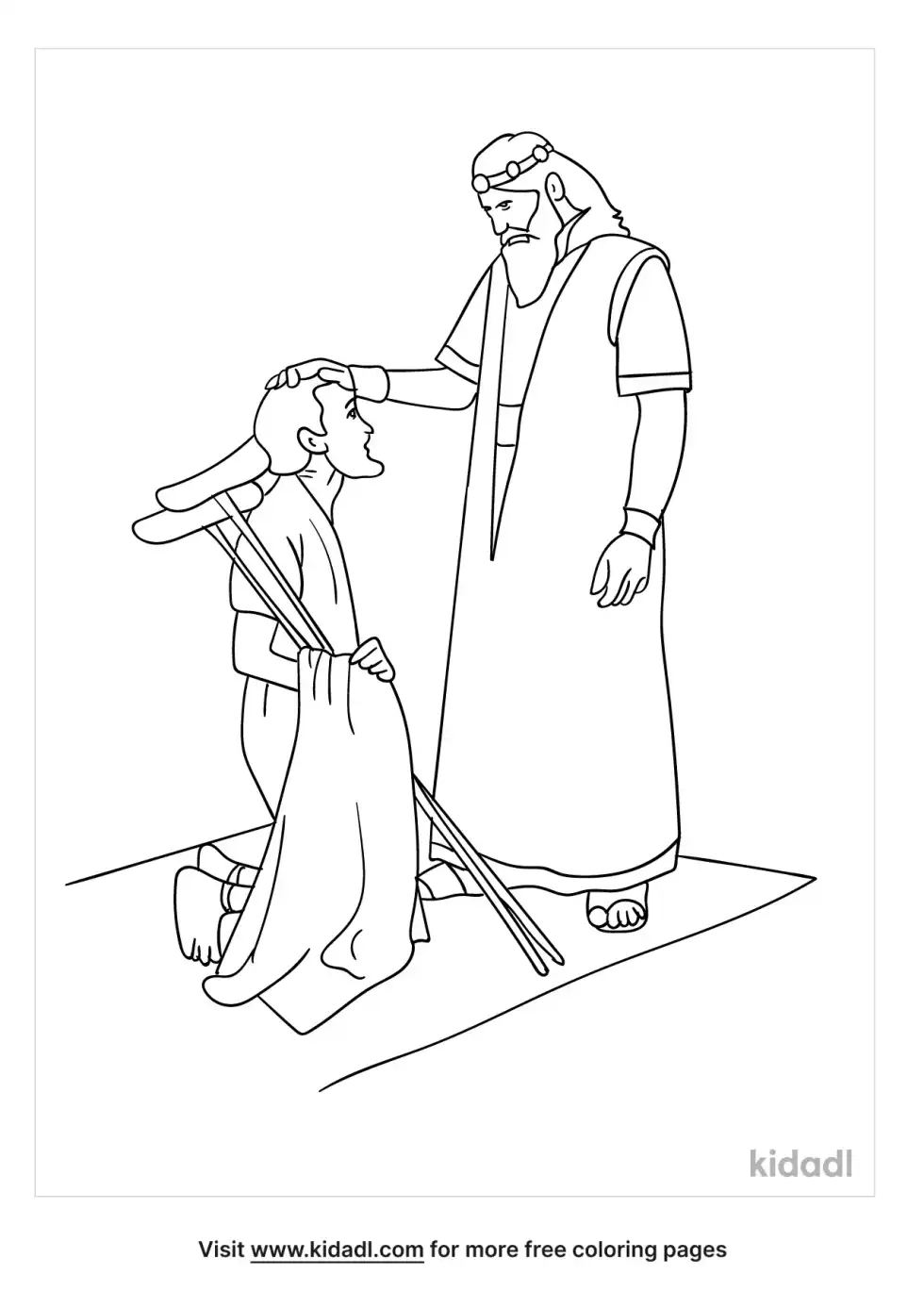Mephibosheth Coloring Page