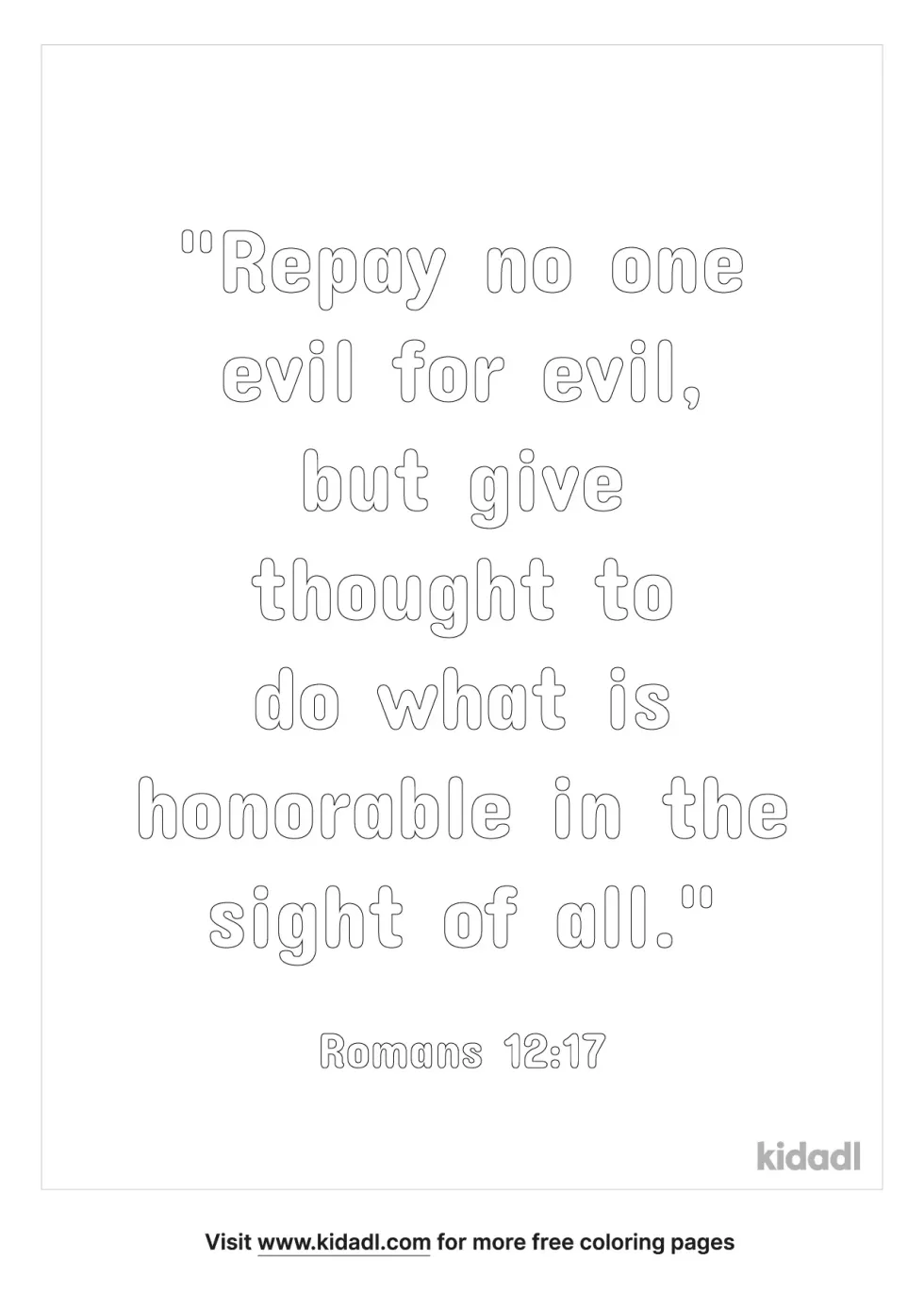 Romans 12:17