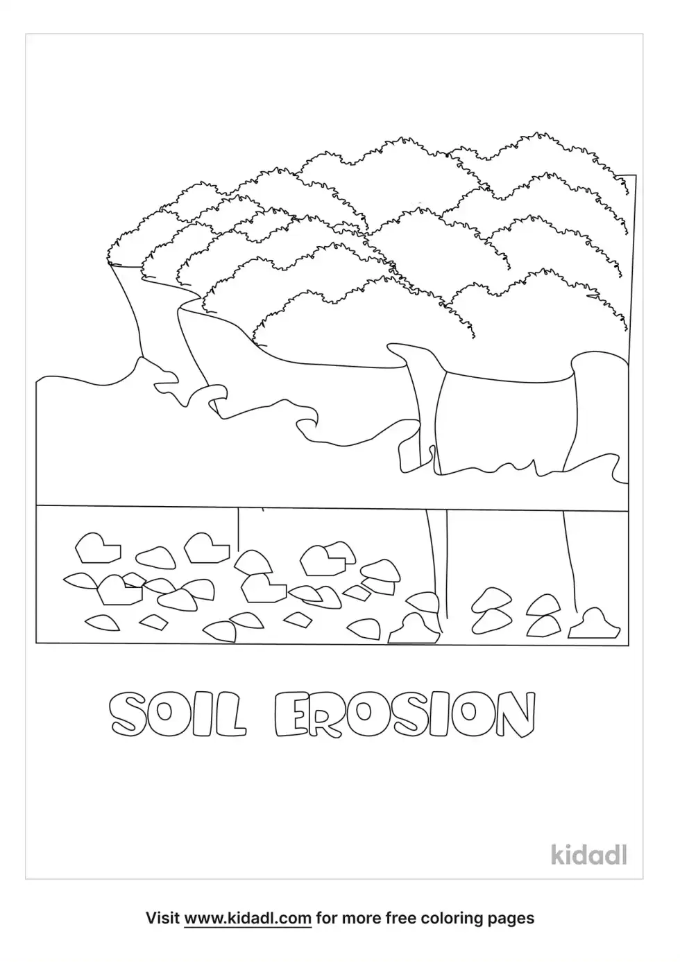 Erosion Coloring Page